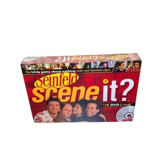 Mattel Seinfeld Scene It? DVD Board Game Adult OS Red New Sealed Trivia 2008